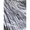 Polyester White Bleach Crimped Fabric